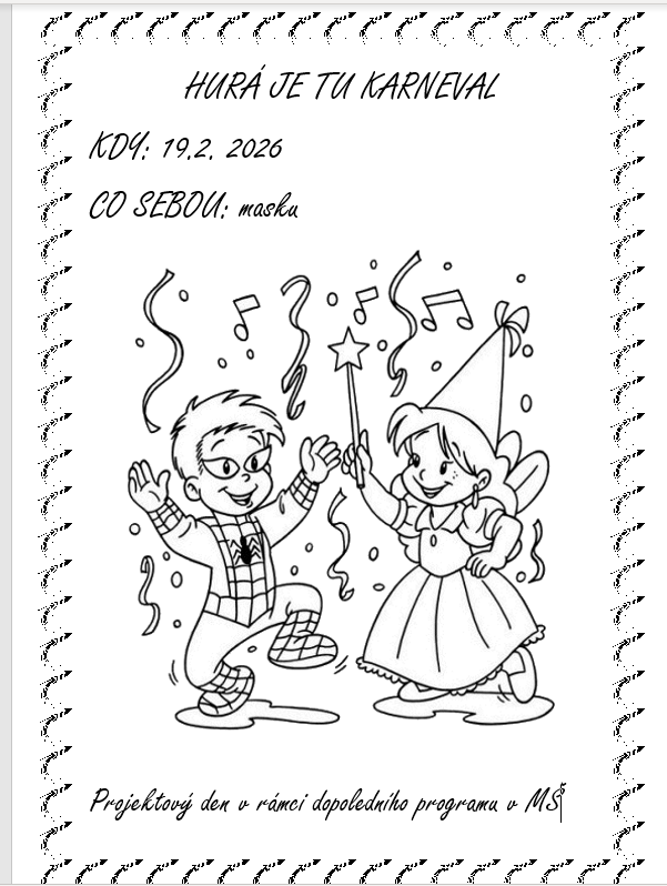 Karneval v&nbsp;MŠ