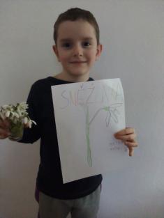 Namaluj jarní kytičku.